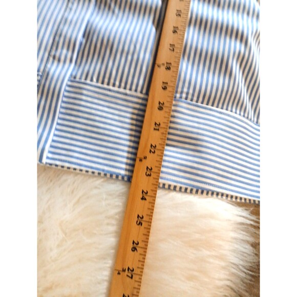 NWT TUCKERNUCK Women's Size XXL Blue Stripe Sofia Blouse - Picture 14 of 15